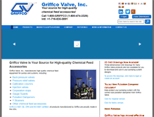 Tablet Screenshot of griffcovalve.com